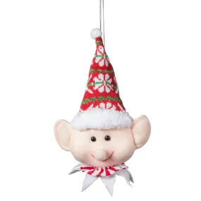 10" Knit Plush Elf Ornament