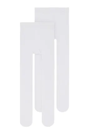 2-pack tights - White