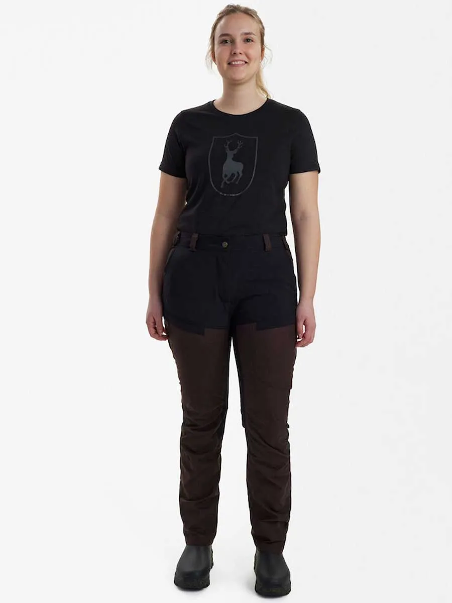 30% OFF DEERHUNTER Lady Ann Trousers - Dark Prune - Size: UK 16 (EU44)