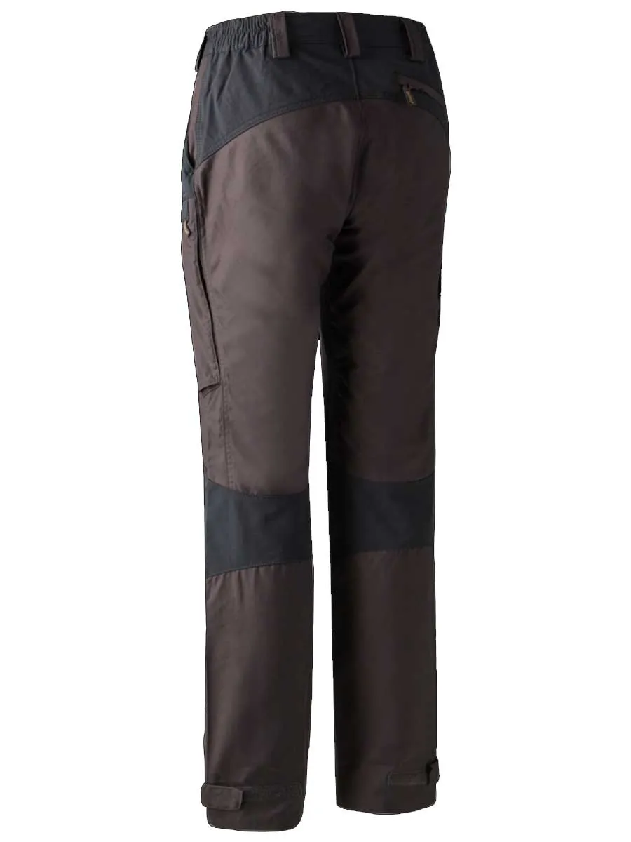 30% OFF DEERHUNTER Lady Ann Trousers - Dark Prune - Size: UK 16 (EU44)