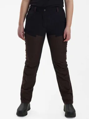 30% OFF DEERHUNTER Lady Ann Trousers - Dark Prune - Size: UK 16 (EU44)