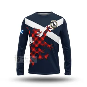 Abernethy Tartan Lion Rampant Long Sleeve T-Shirt  Proudly Display Your Heritage with Alba Gu Brath and Clan Name