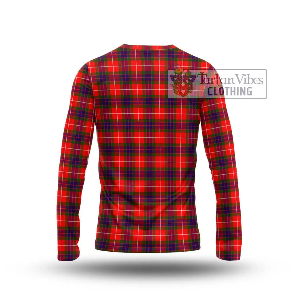 Abernethy Tartan Long Sleeve T-Shirt with Family Crest DNA In Me Style