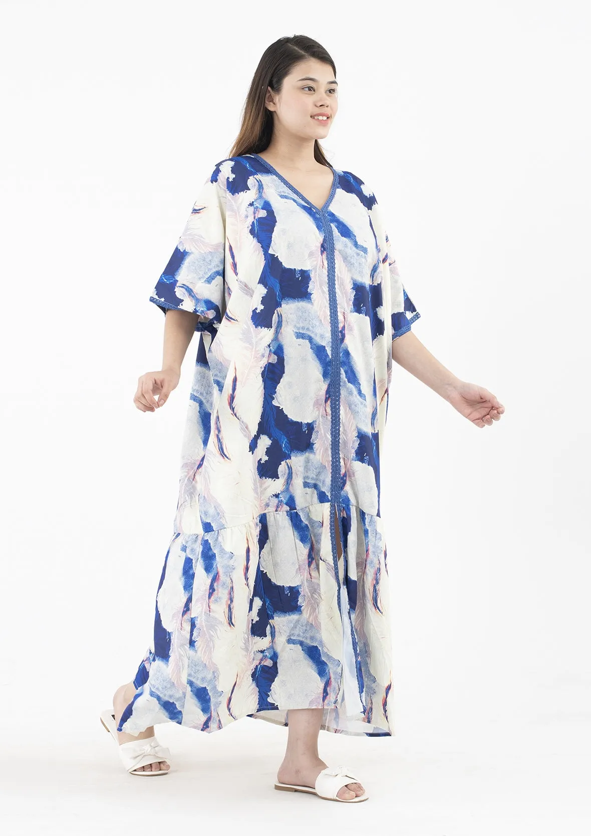 Abstract Maxi Kaftan