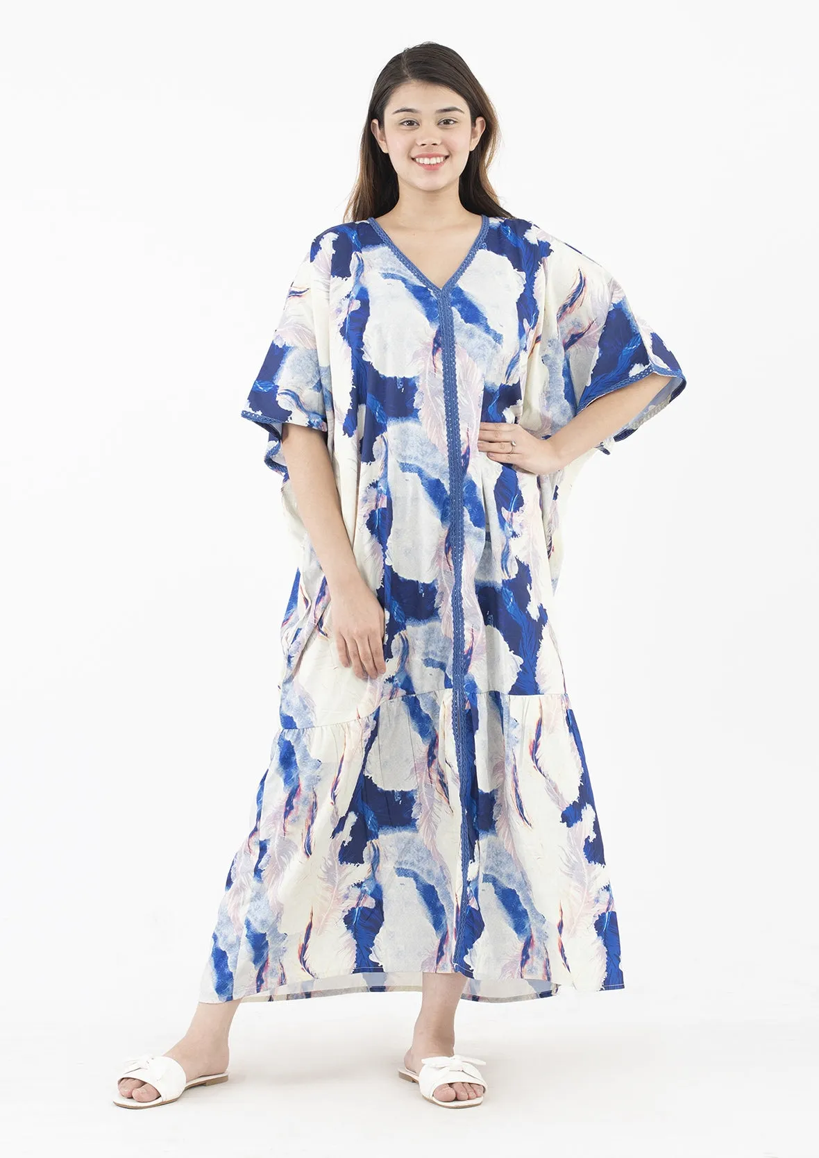 Abstract Maxi Kaftan