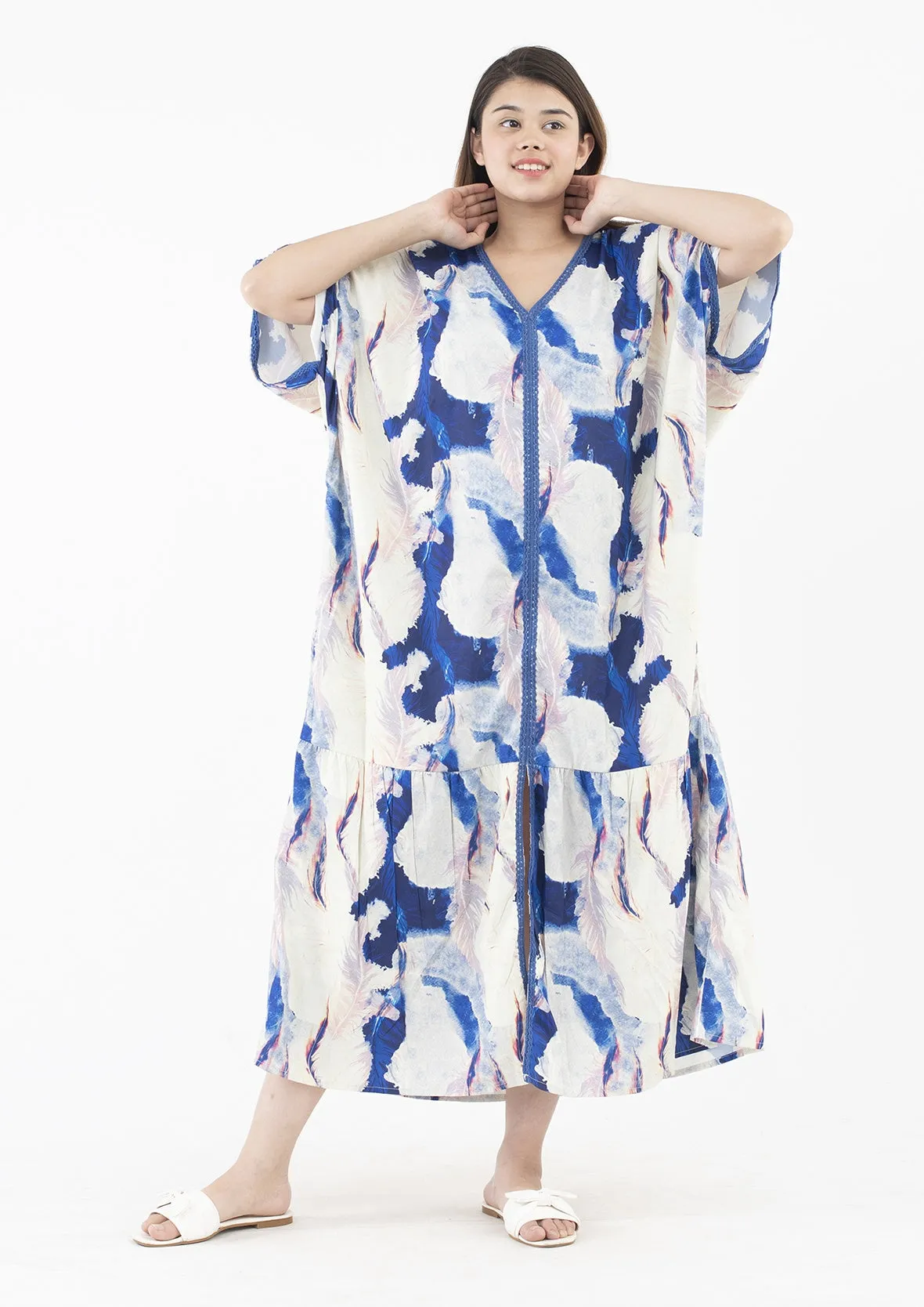 Abstract Maxi Kaftan