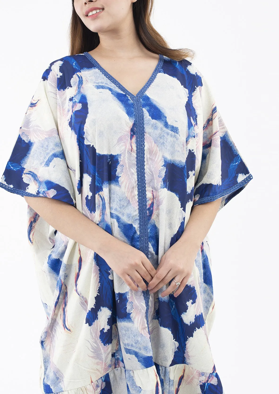 Abstract Maxi Kaftan