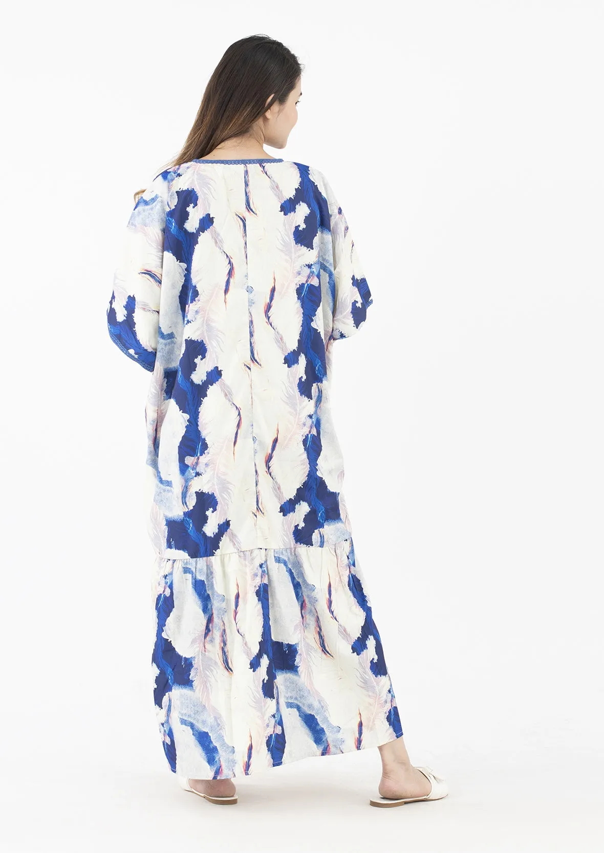 Abstract Maxi Kaftan