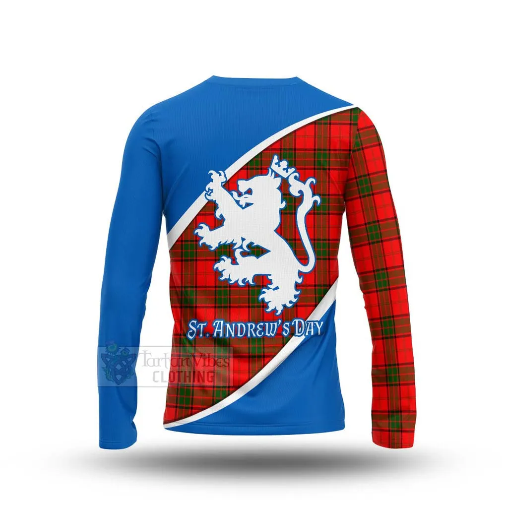 Adair Family Crest Tartan Long Sleeve T-Shirt Celebrate Saint Andrew's Day in Style