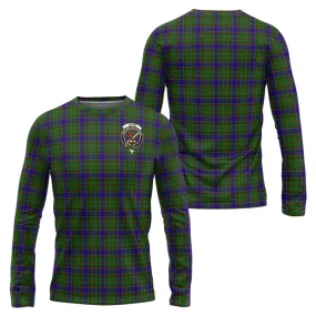 Adam Tartan Long Sleeve T-Shirt with Family Crest