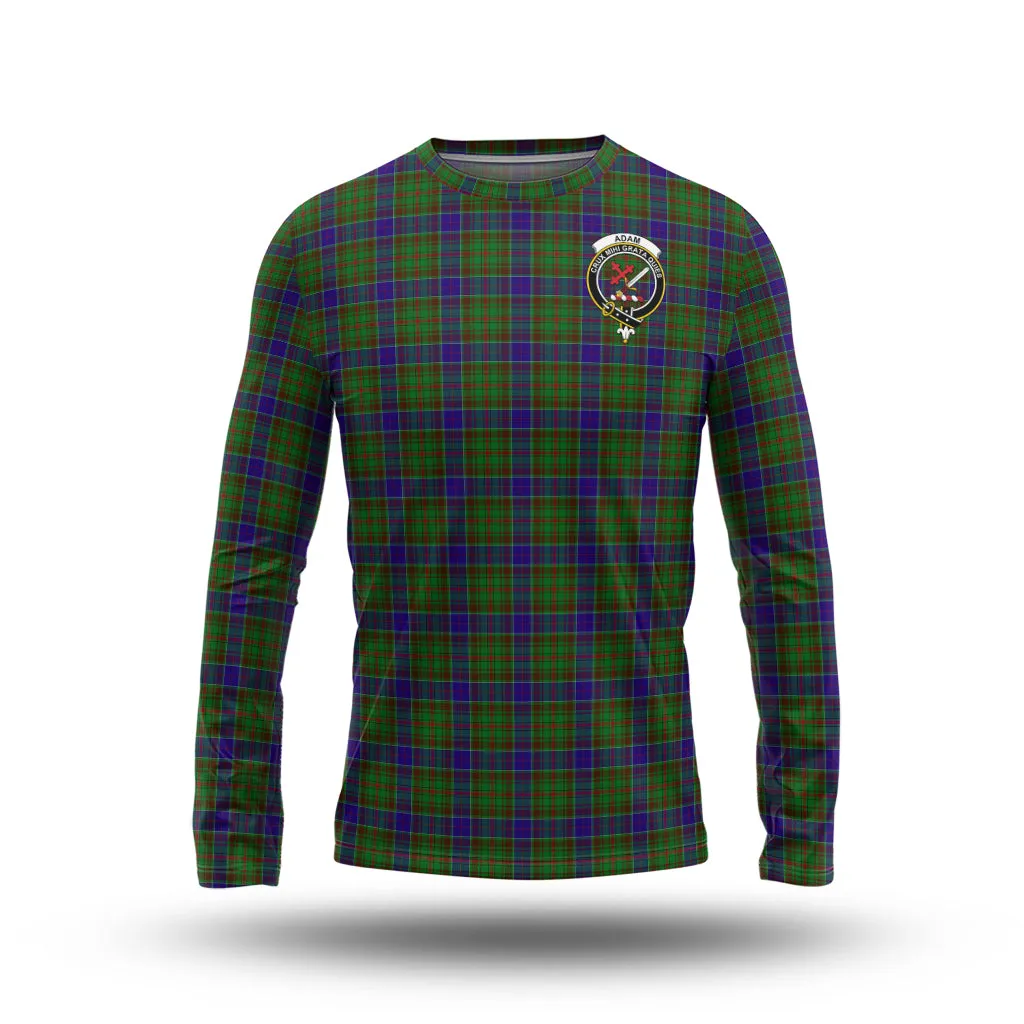 Adam Tartan Long Sleeve T-Shirt with Family Crest