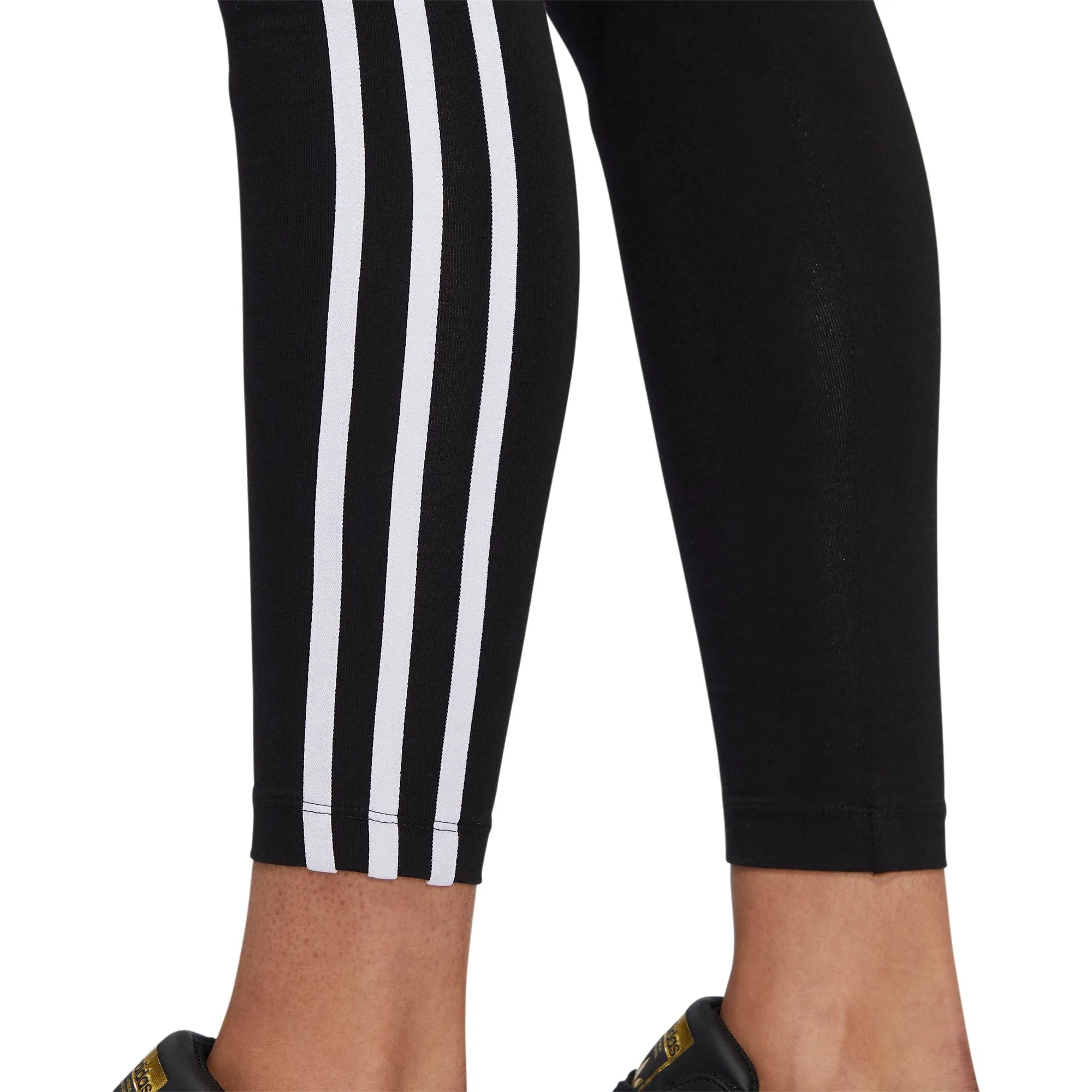 adidas Adicolour Classic 3 Stripes Womens Long Training Tights - Black