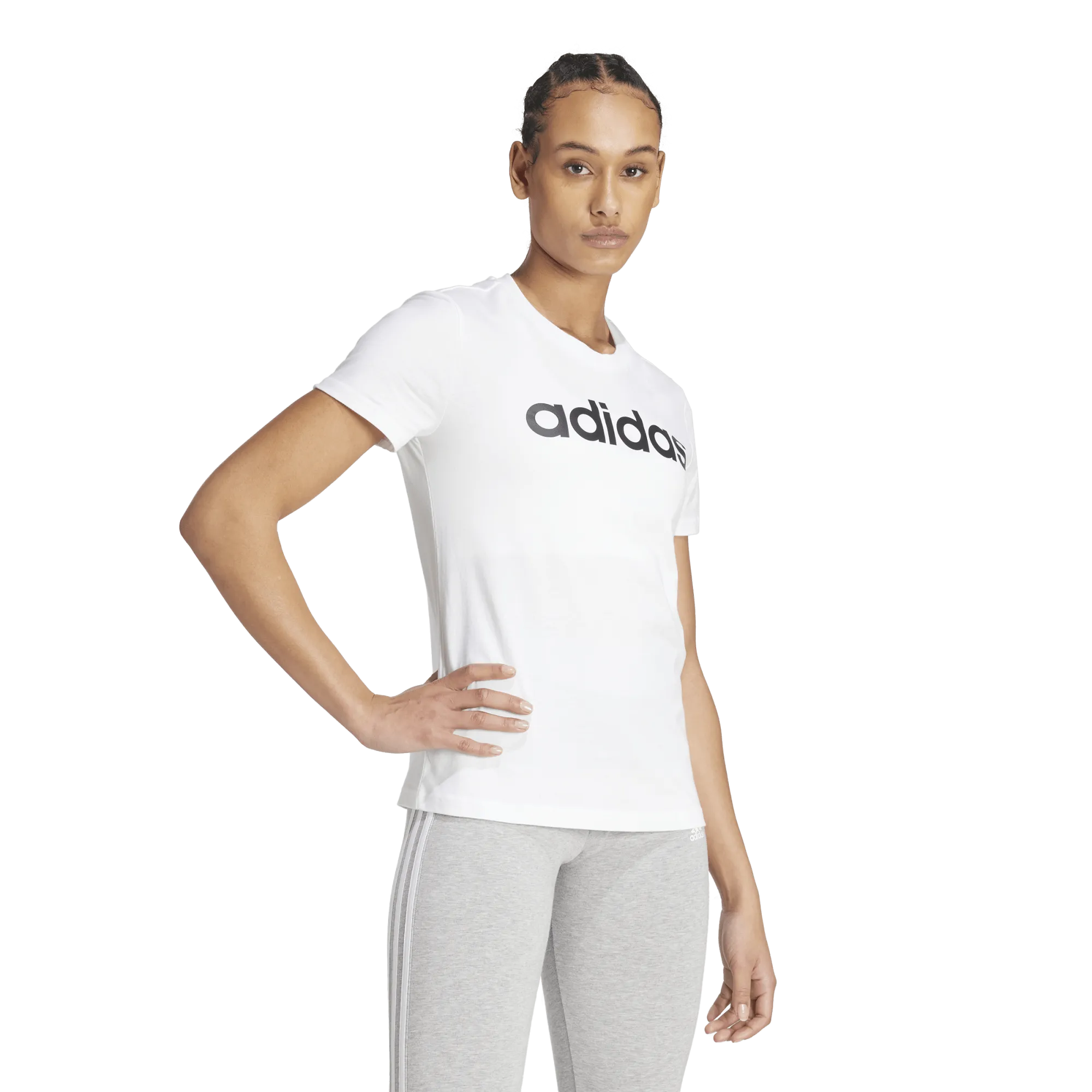 adidas Essentials Linear Womens Tee