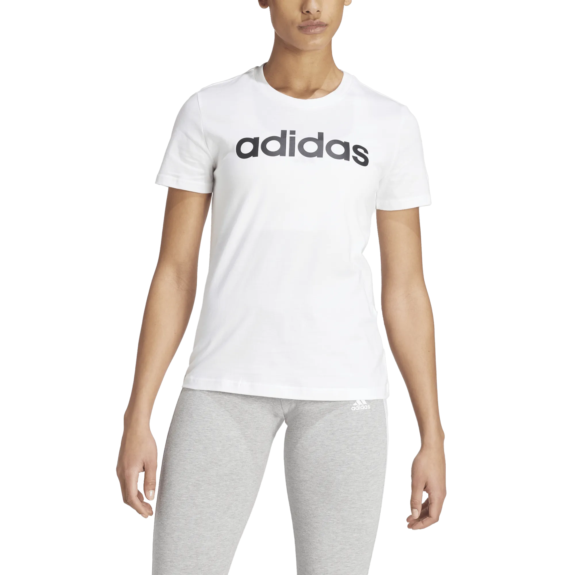 adidas Essentials Linear Womens Tee