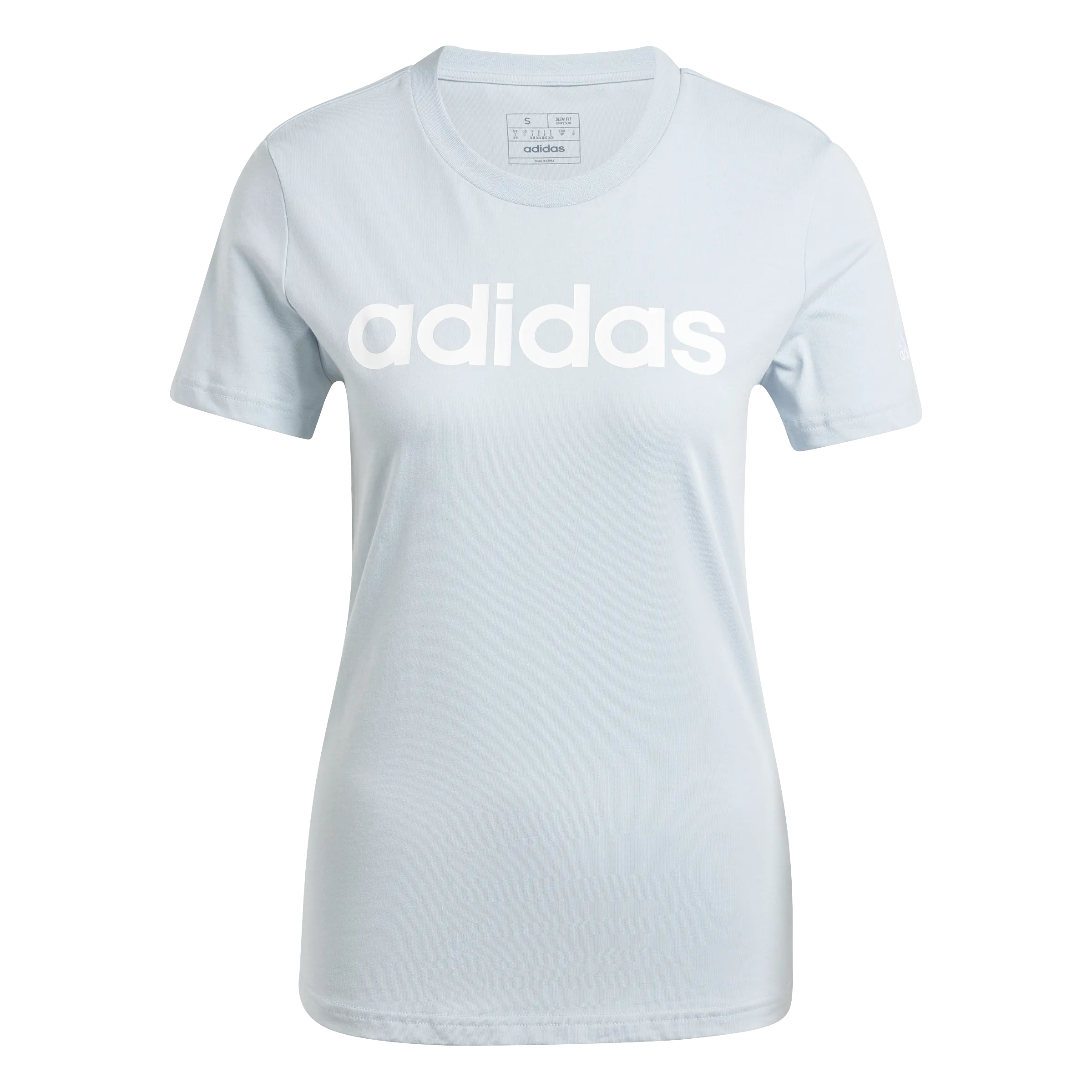 adidas Essentials Slim Logo Womens Tee