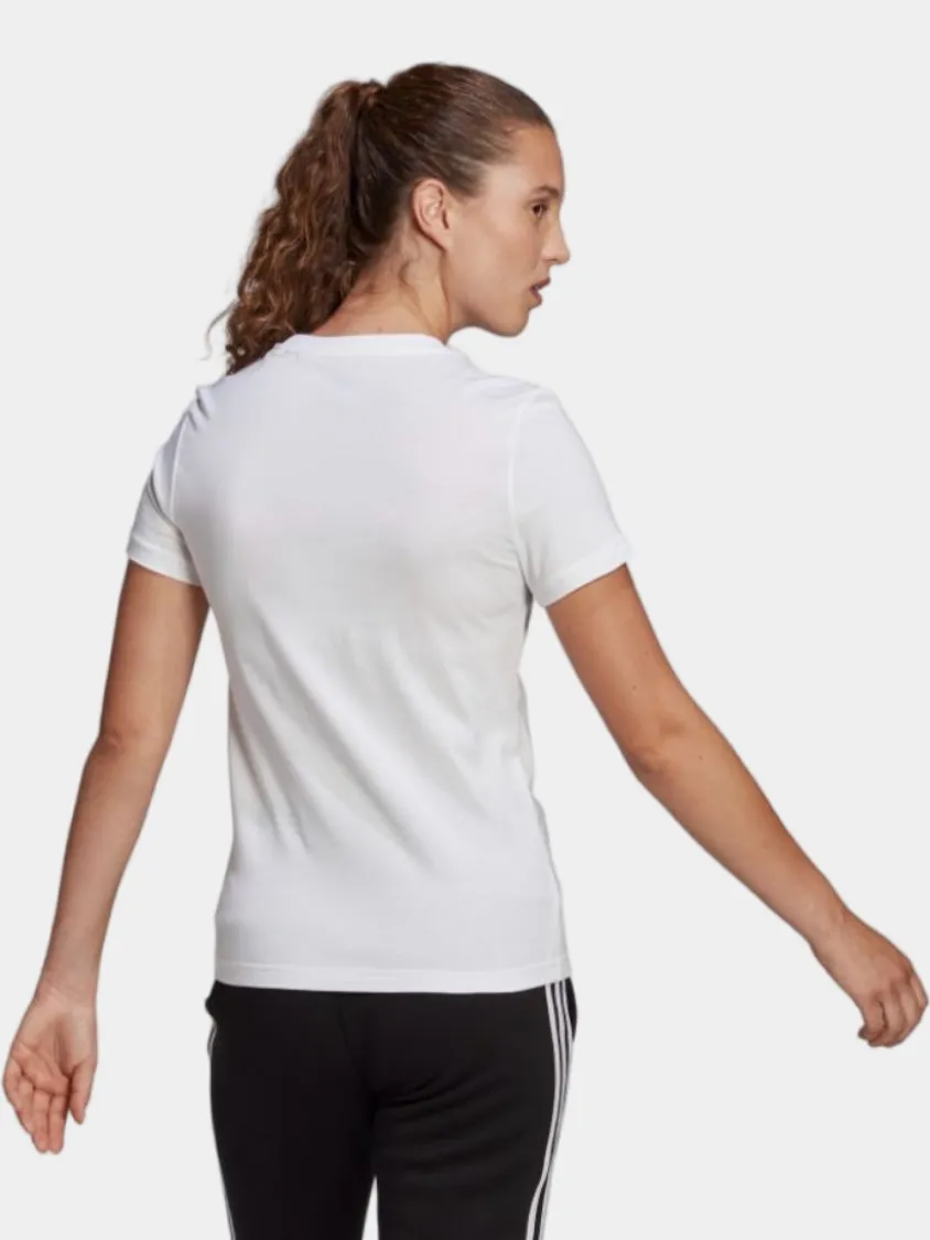 Adidas Essentials Women Lifestyle T-Shirt White/Black