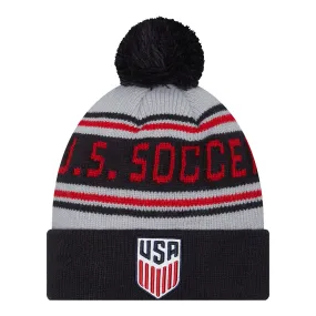 Adult New Era USMNT Navy Knit Hat