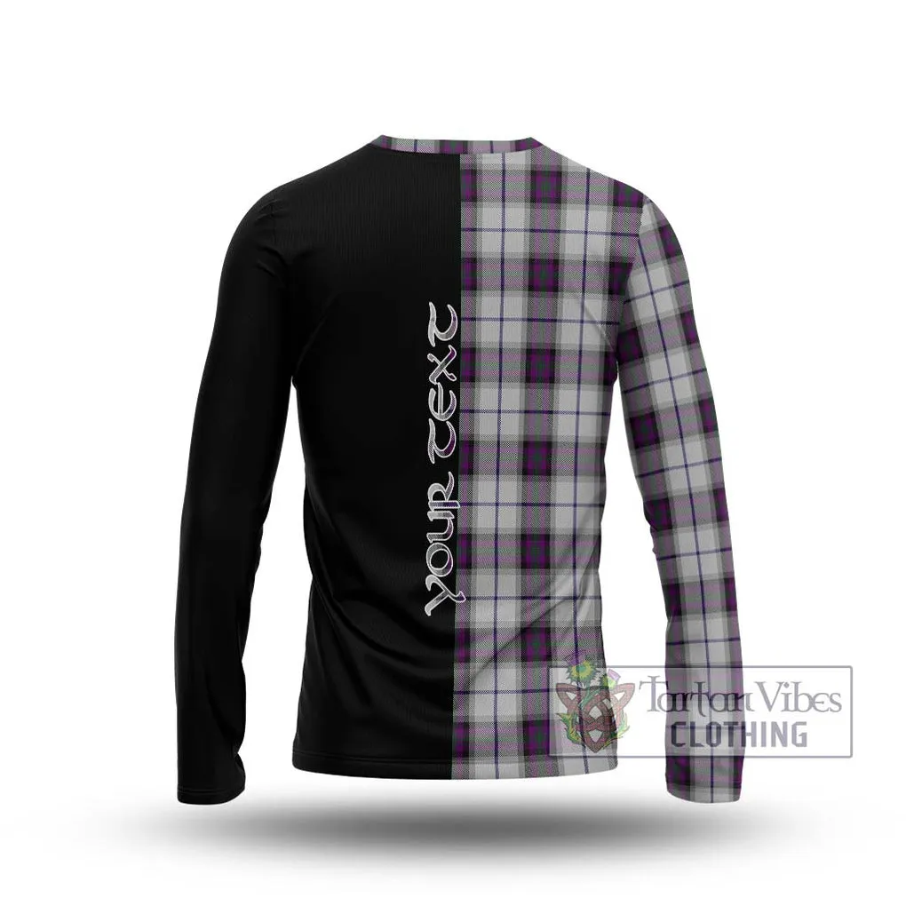 Alexander of Menstry Dress Tartan Long Sleeve T-Shirt with Family Crest and Half Of Me Style