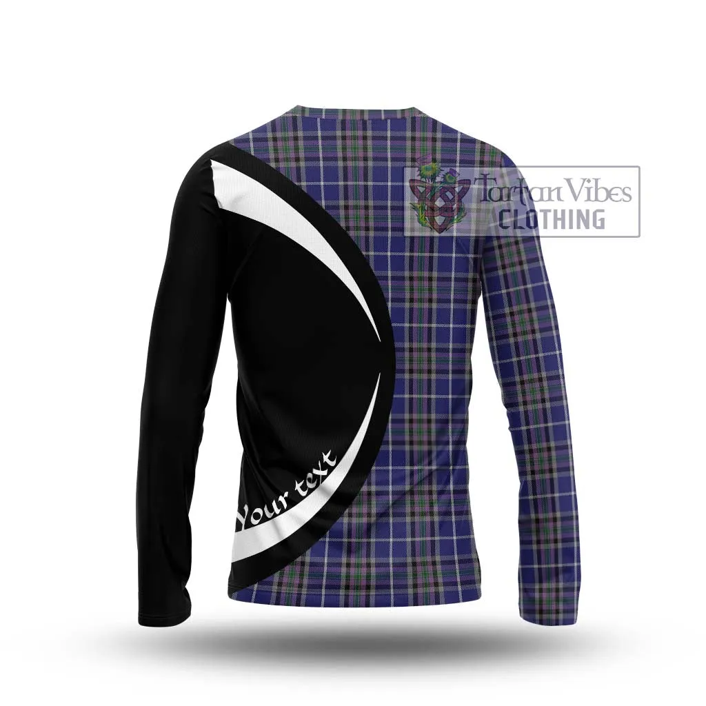 Alexander of Menstry Tartan Long Sleeve T-Shirt with Family Crest Circle Style