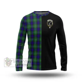 Alexander Tartan Long Sleeve T-Shirt with Family Crest and Half Of Me Style