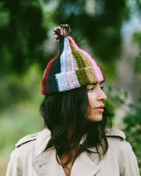 Alpaca Beanie - Mom's Rainbow