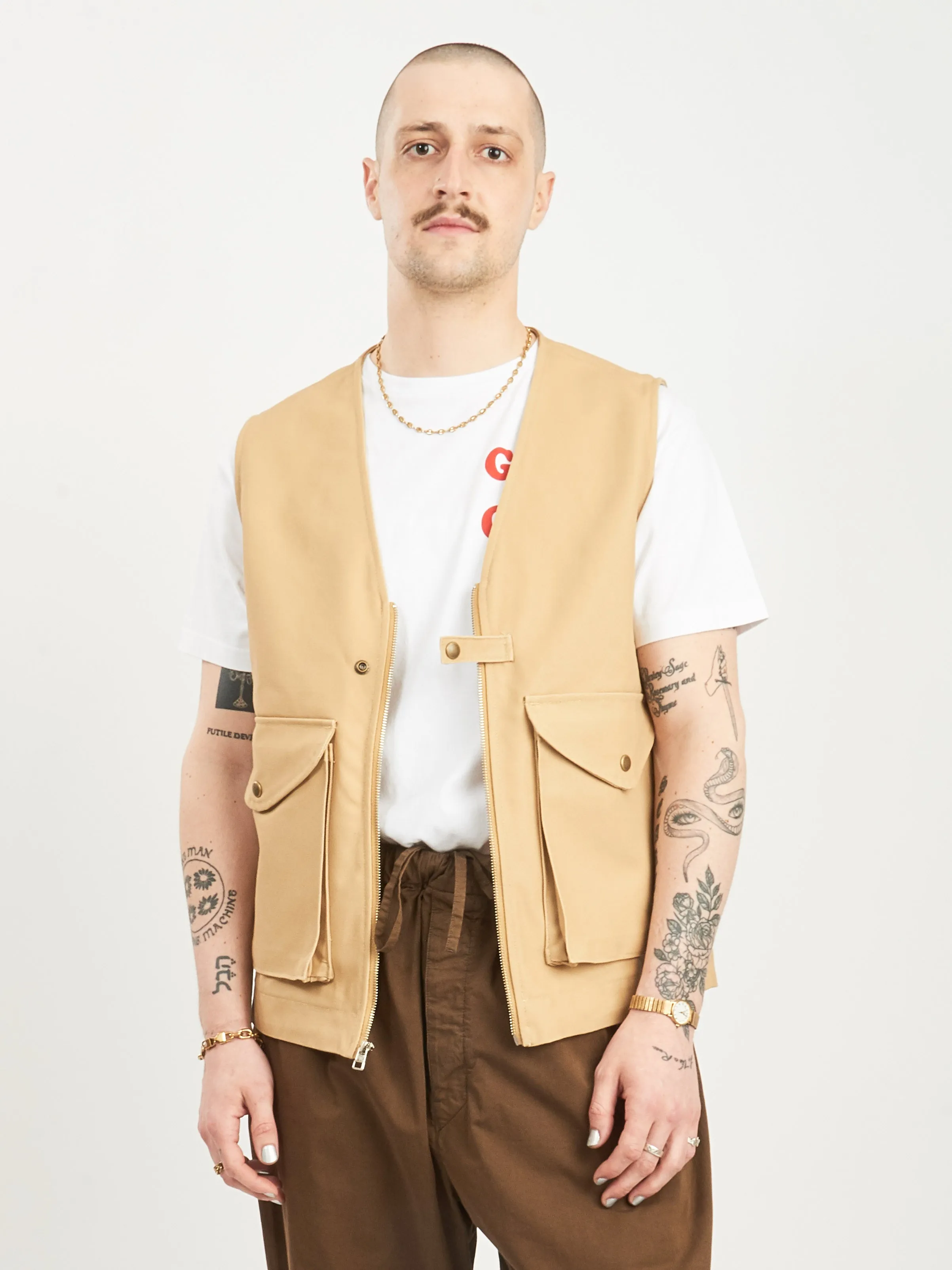 Alvord Khaki Cargo Vest