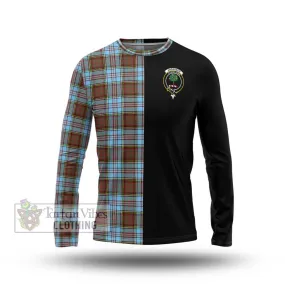 Anderson Ancient Tartan Long Sleeve T-Shirt with Family Crest and Half Of Me Style