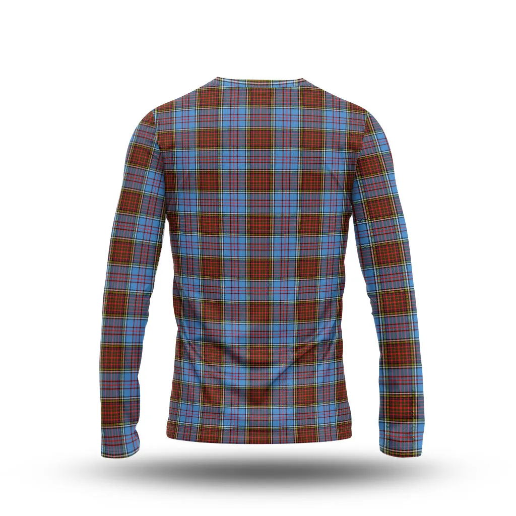 Anderson Modern Tartan Long Sleeve T-Shirt with Family Crest