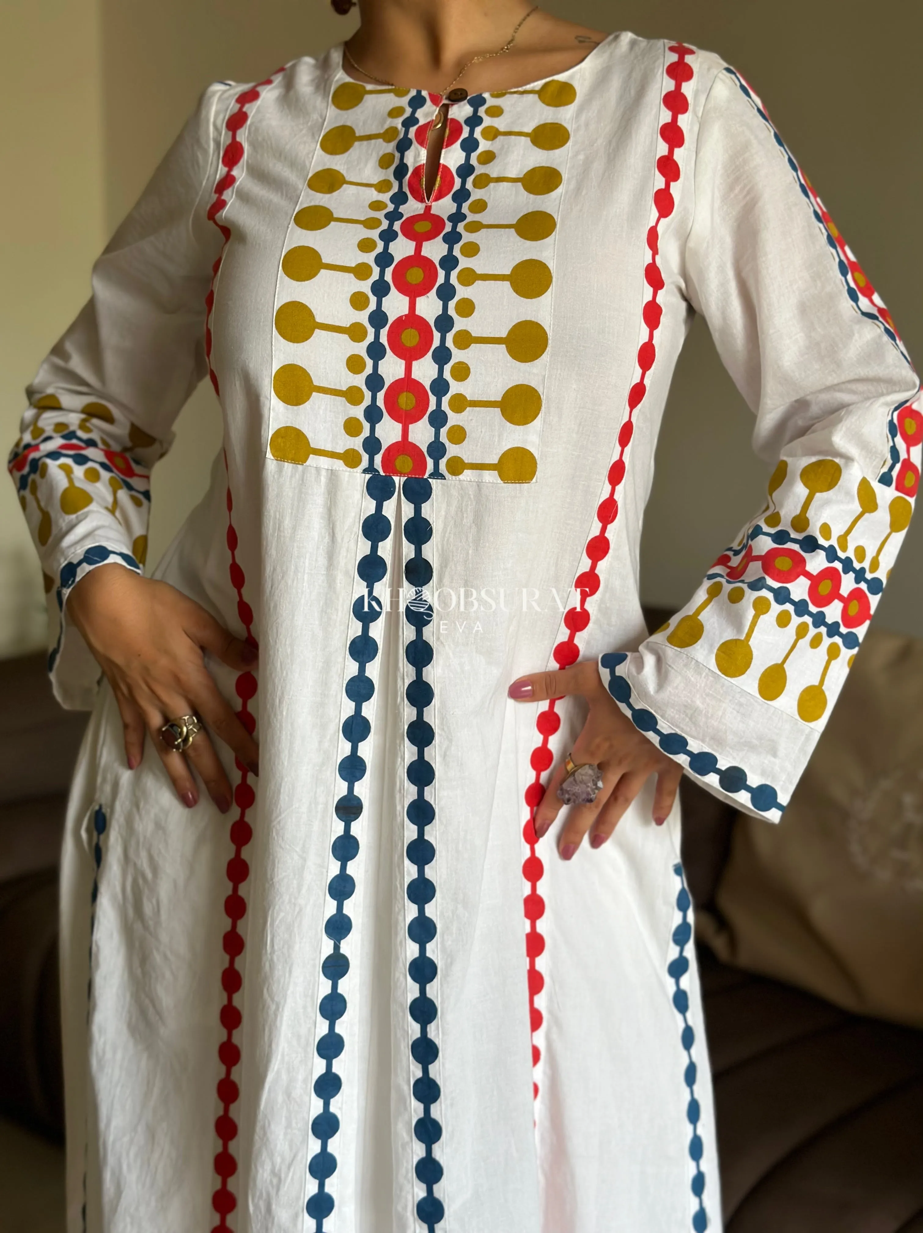 Anokhi Adorn White Kurta Set