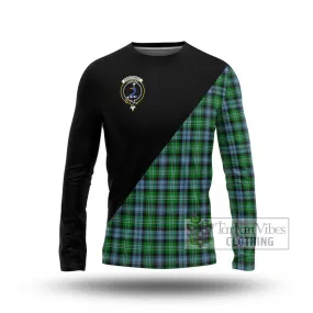 Arbuthnot Ancient Tartan Long Sleeve T-Shirt with Family Crest and Military Logo Style