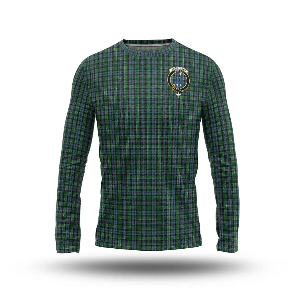 Arbuthnot Tartan Long Sleeve T-Shirt with Family Crest