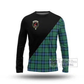 Armstrong Ancient Tartan Long Sleeve T-Shirt with Family Crest and Military Logo Style