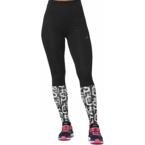 Asics High Waist Womens Long Running Tights - Black