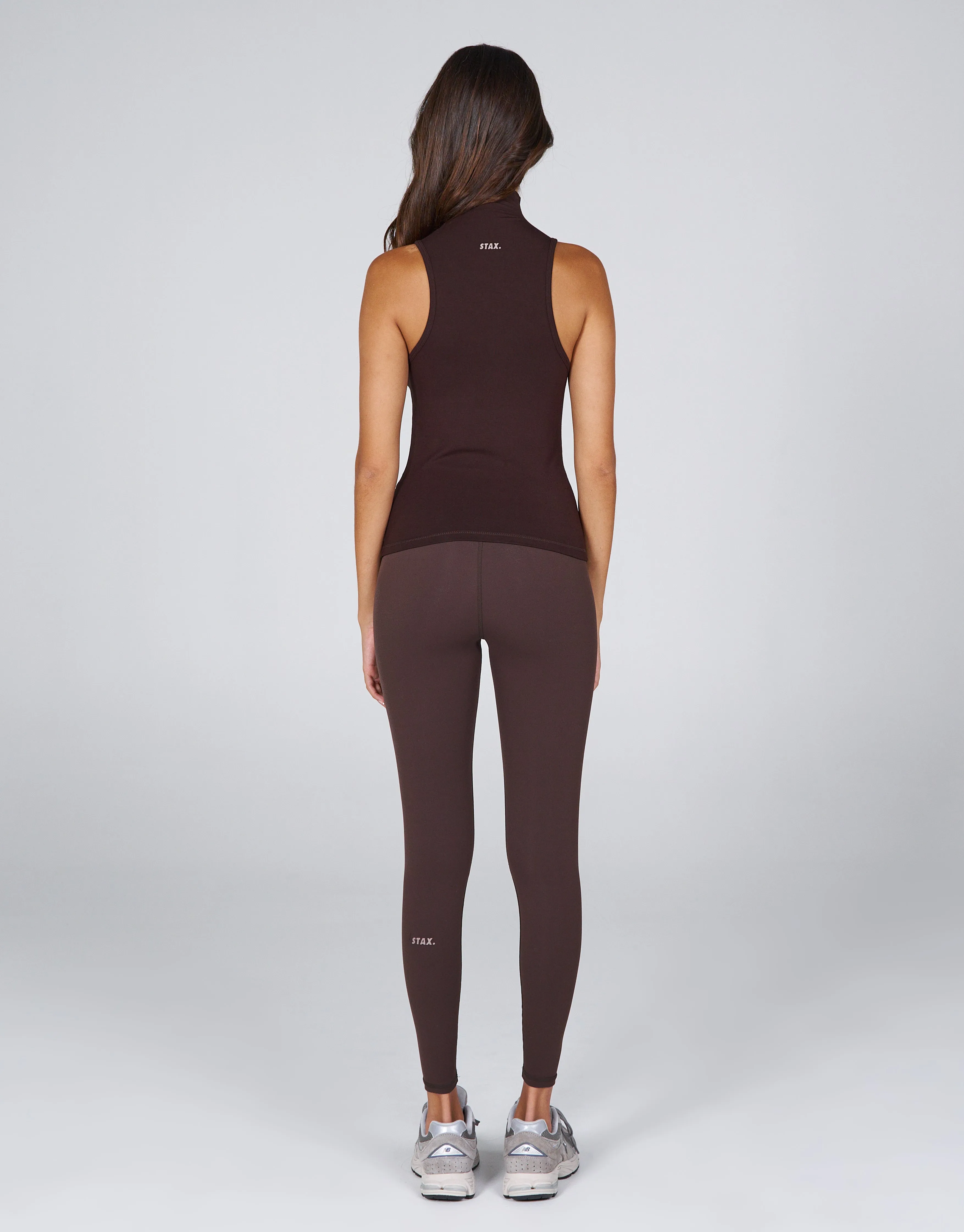 AW High Neck Tank - Kuuma (Brown)