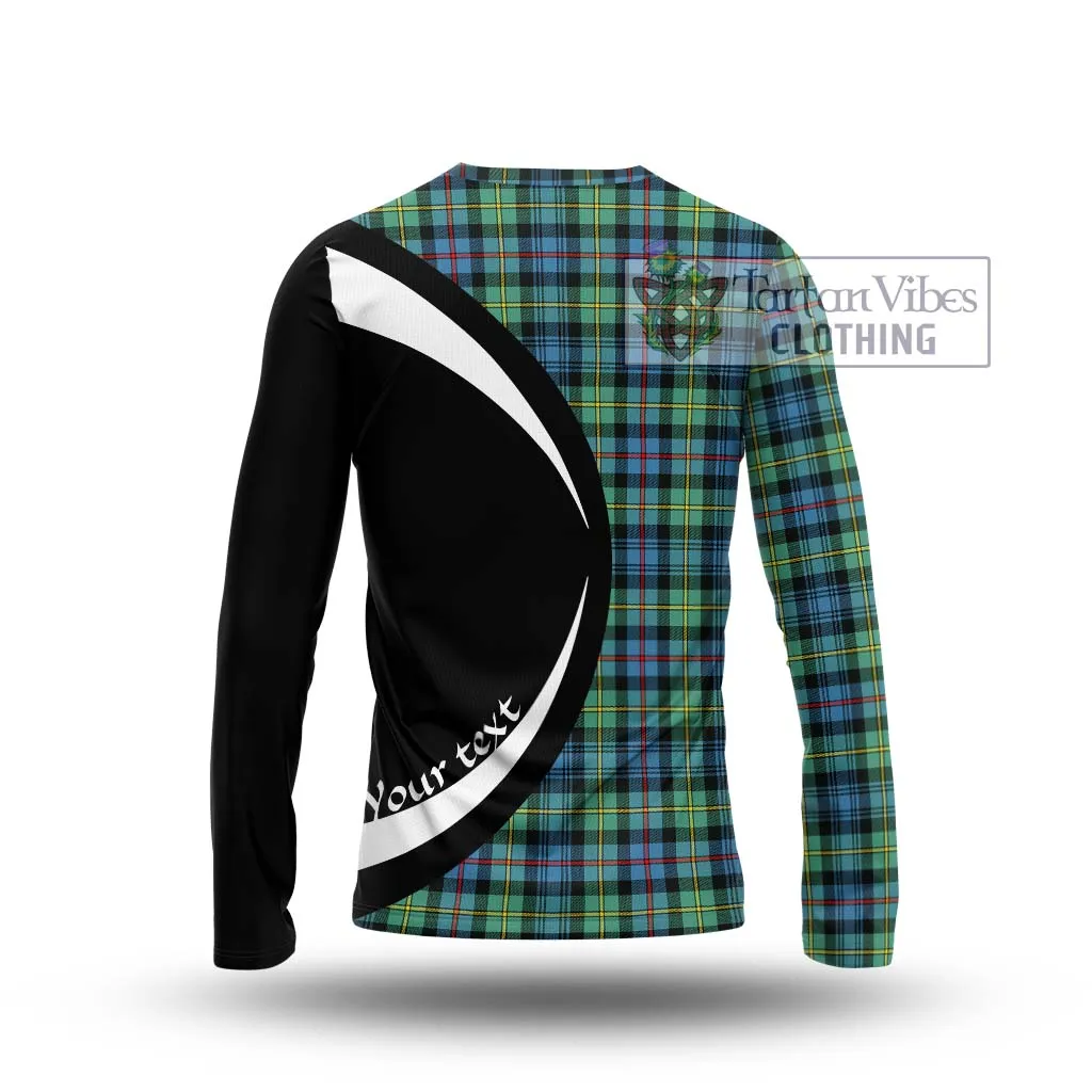 Bailey Ancient Tartan Long Sleeve T-Shirt with Family Crest Circle Style