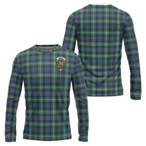 Baillie Ancient Tartan Long Sleeve T-Shirt with Family Crest