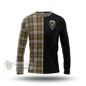 Baillie Dress Tartan Long Sleeve T-Shirt with Family Crest and Half Of Me Style