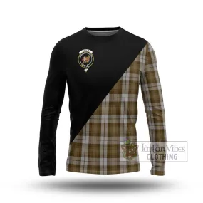 Baillie Dress Tartan Long Sleeve T-Shirt with Family Crest and Military Logo Style