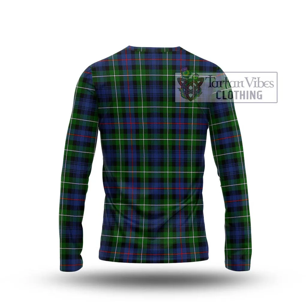 Baillie Tartan Long Sleeve T-Shirt with Family Crest DNA In Me Style