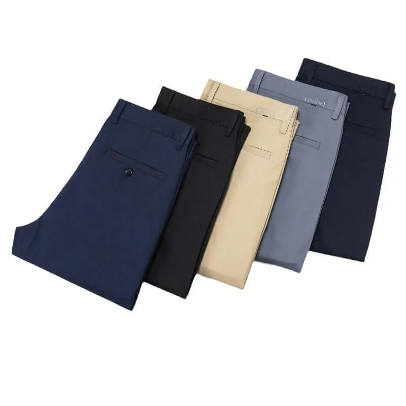 Bamboo Fiber Lightweight Casual Business Trousers