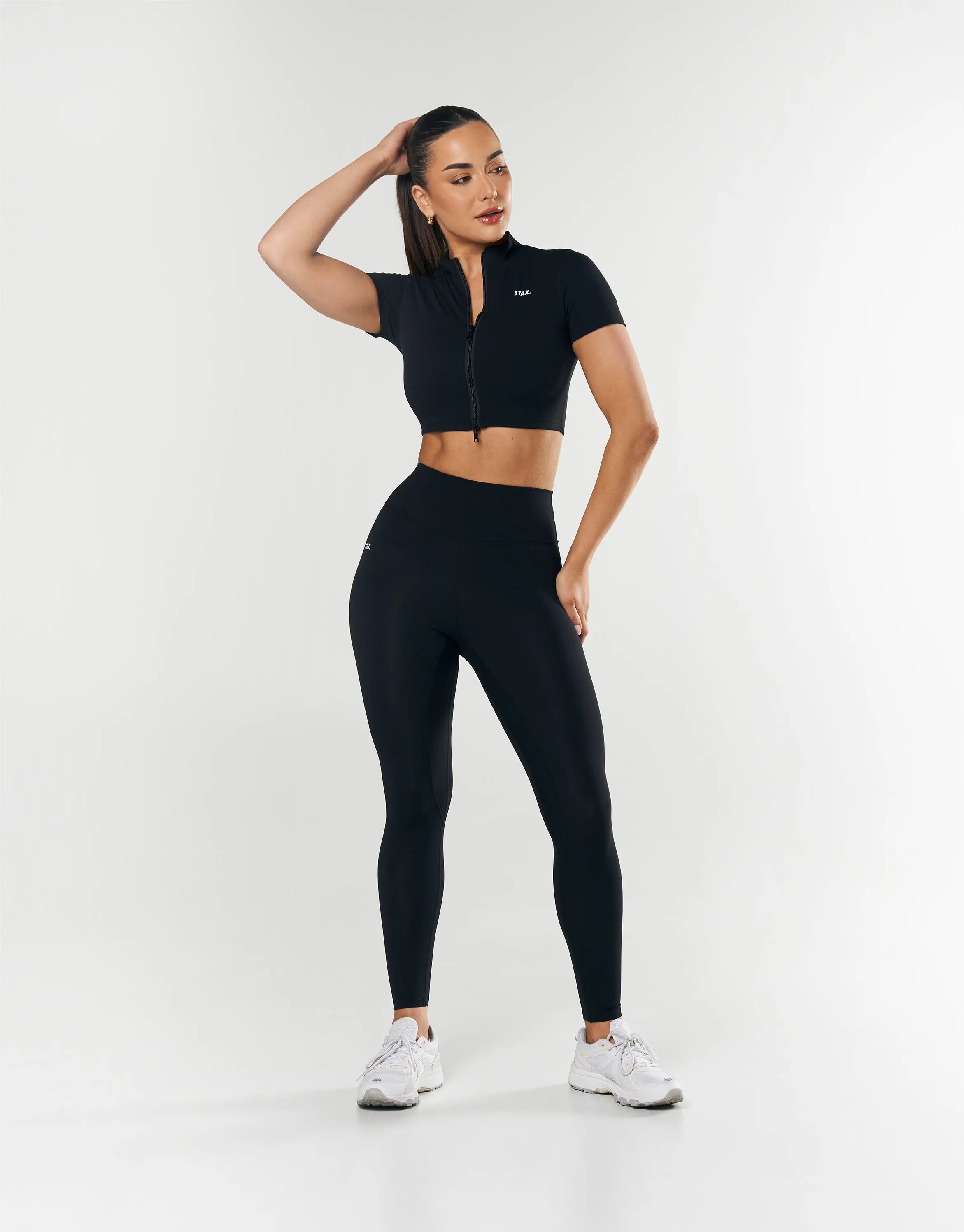 Base Zip Crop NANDEX ™ - Black