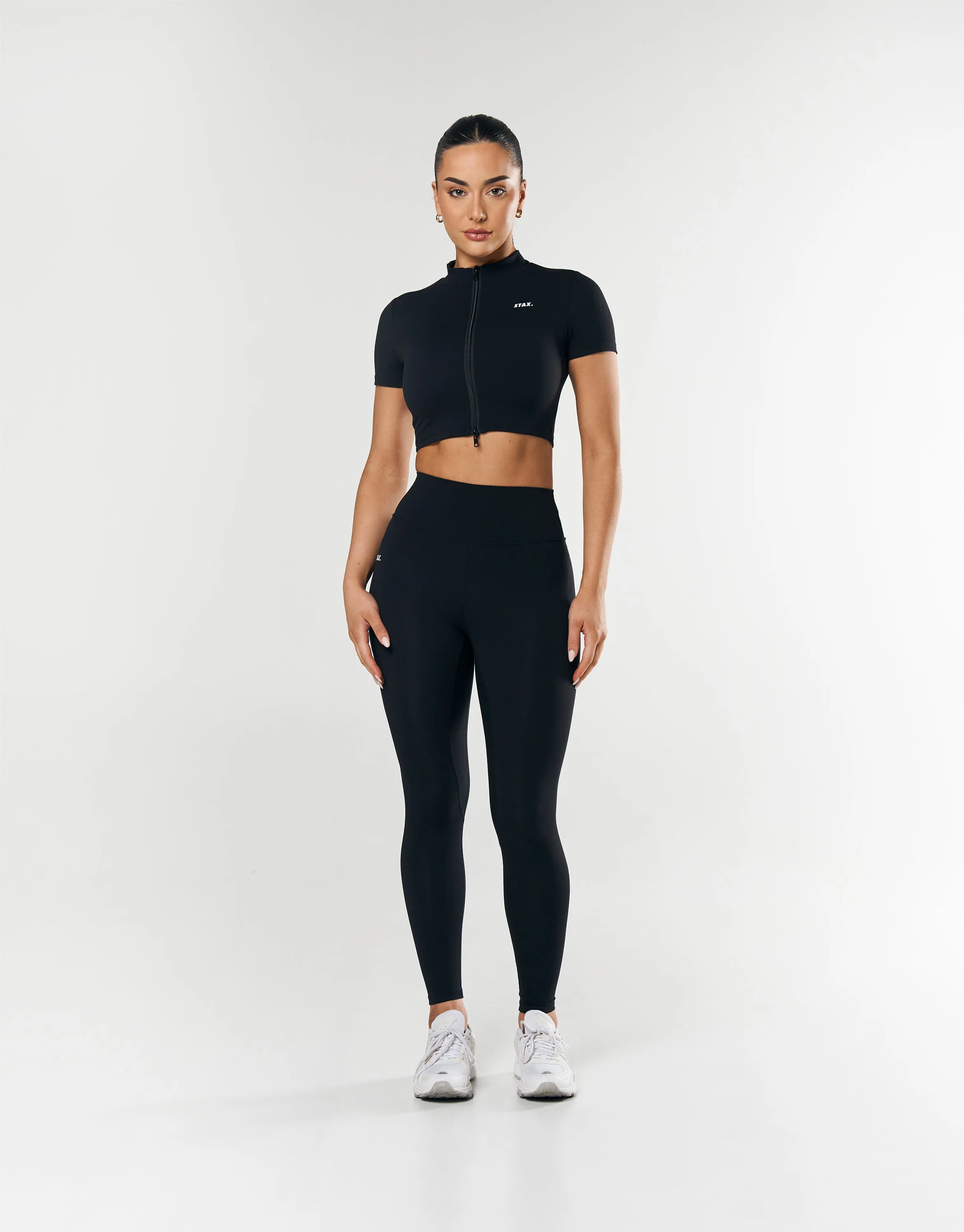 Base Zip Crop NANDEX ™ - Black