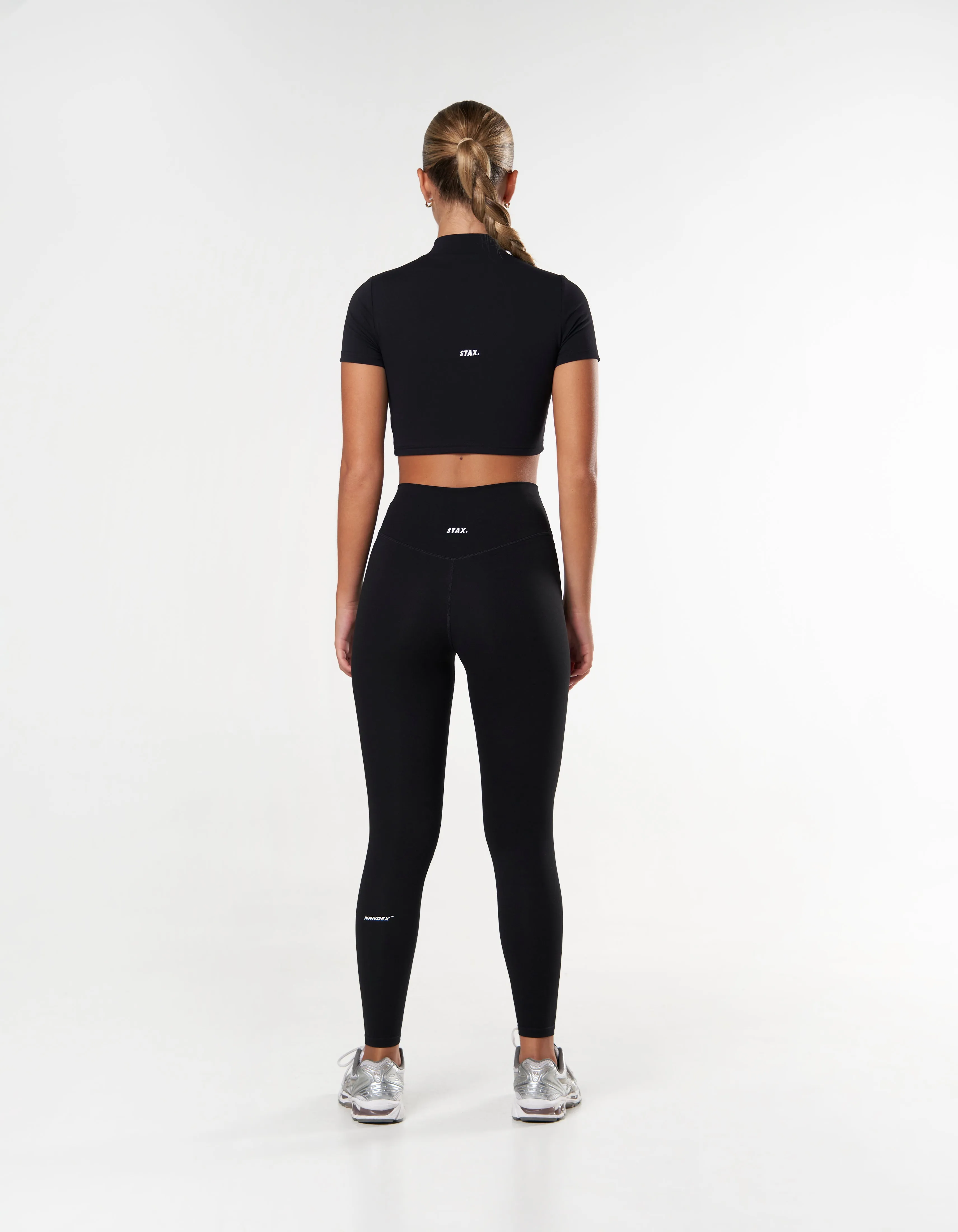 Base Zip Crop NANDEX ™ - Black