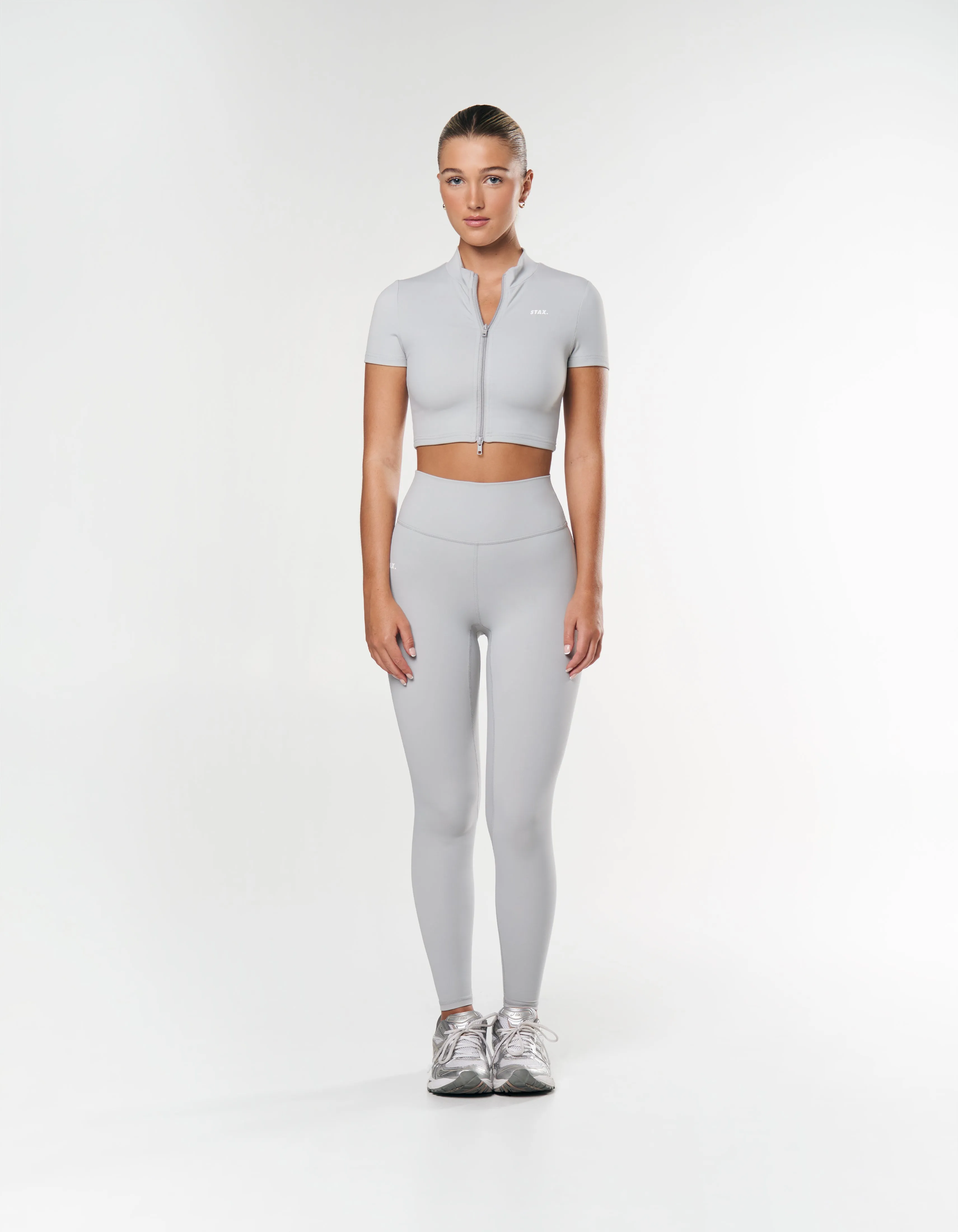 Base Zip Crop NANDEX ™ - Light Grey