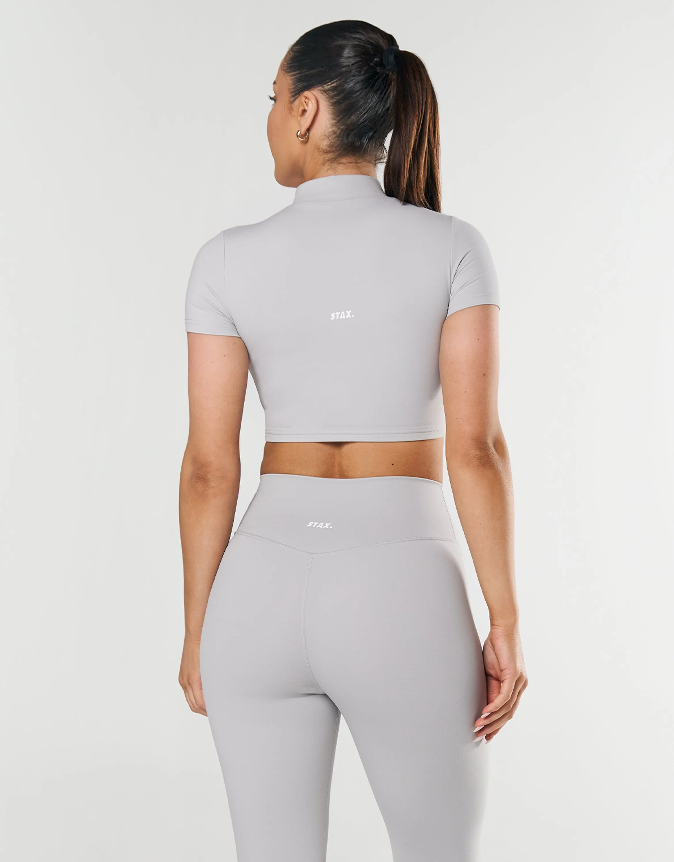 Base Zip Crop NANDEX ™ - Light Grey