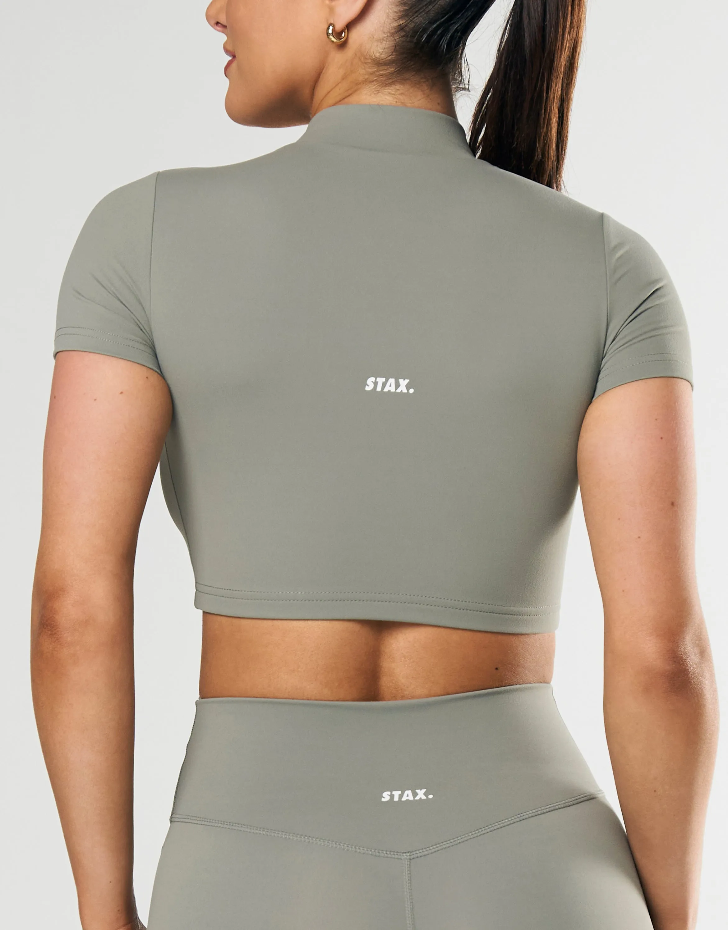 Base Zip Crop NANDEX ™ - Sage