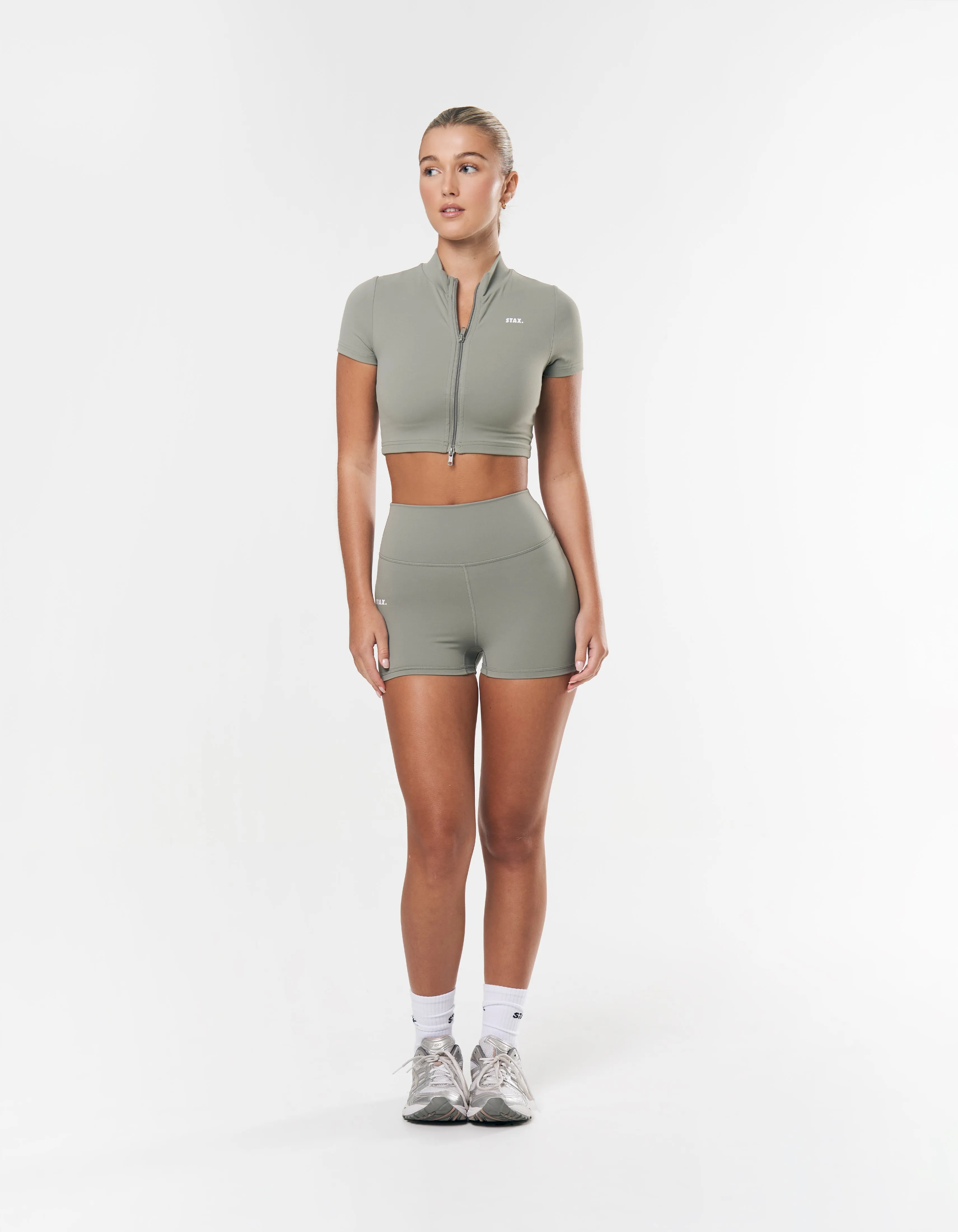 Base Zip Crop NANDEX ™ - Sage