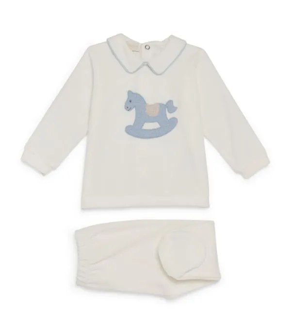 Bimbalo  Rocking Horse T-Shirt and Tights Set