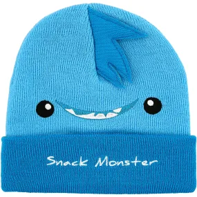 Blue Snack Monster One Size Fits All Baby Hat