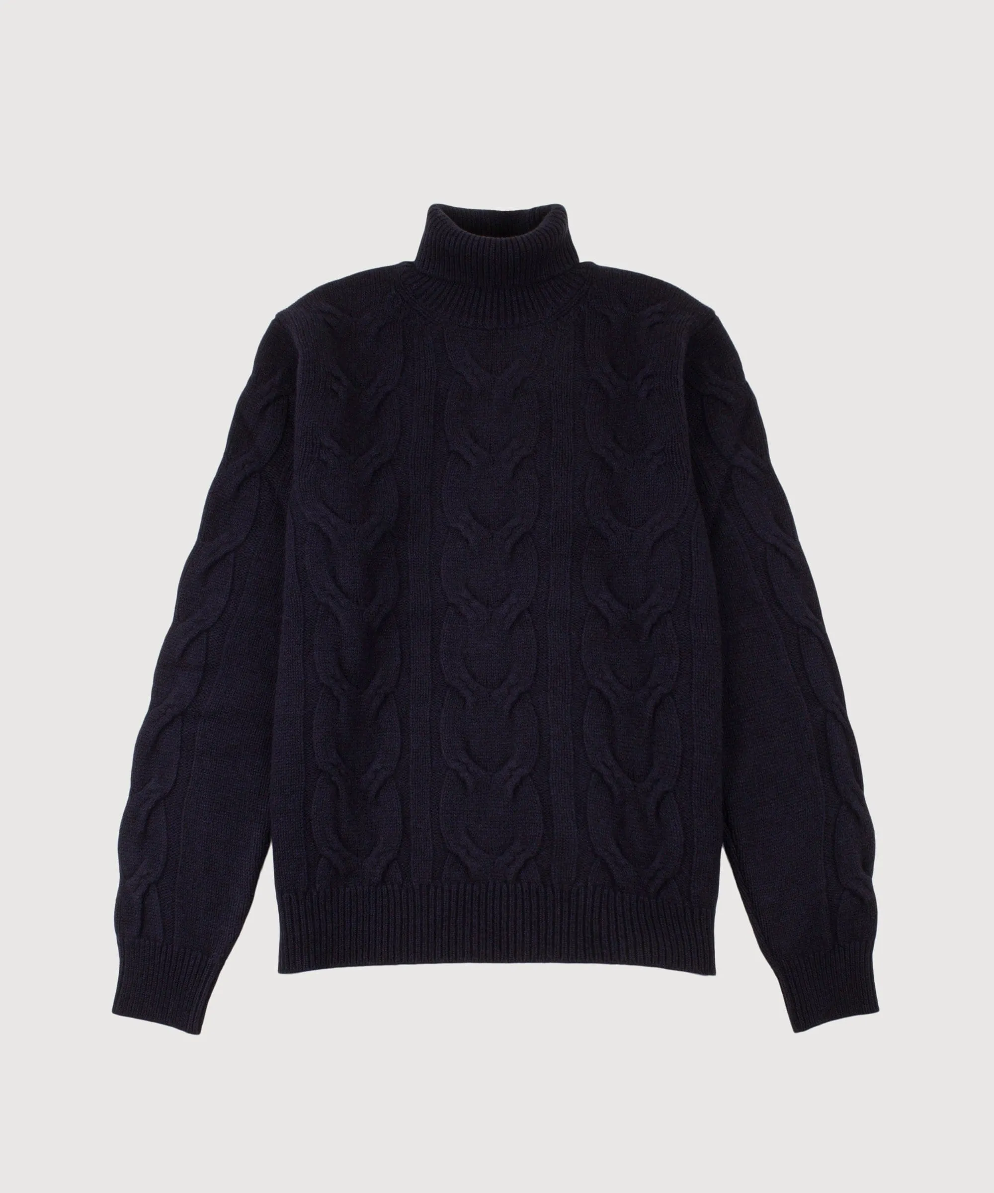 Cable Knit Rollneck Sweater